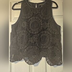 Banana Republic | Black Lace Top Size S